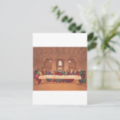 Letztes Abendmahl Jesu Christi Postkarte (Stehend Vorderseite)