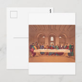 Letztes Abendmahl Jesu Christi Postkarte (Vorne/Hinten)