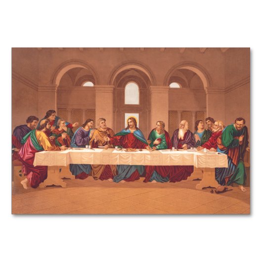 Letztes Abendmahl Jesu Christi Tischnummer (Vorderseite)