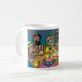Letztes Abendmahl Kaffeetasse (Vorderseite Links)
