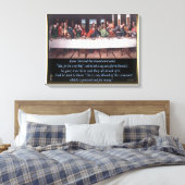 Letztes Abendmahl Leinwand (Insitu (Schlafzimmer))