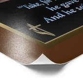 Letztes Abendmahl Leinwand Fotodruck (Ecke)