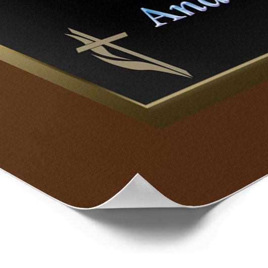 Letztes Abendmahl Leinwand Poster (Ecke)