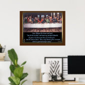 Letztes Abendmahl Leinwand Poster (Heimbüro)