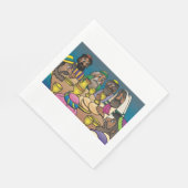 Letztes Abendmahl religiöse Napkins Serviette (Ecke)