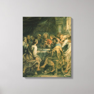 Letztes Abendmahl, um 1630-31 Leinwanddruck