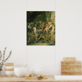 Letztes Abendmahl, um 1630-31 Poster (Küche)