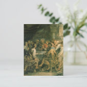 Letztes Abendmahl, um 1630-31 Postkarte (Stehend Vorderseite)