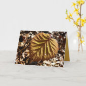 Letztes Blatt Karte (Gelbe Blume)