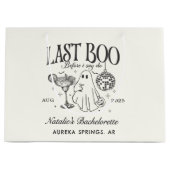 Letztes Boo, bevor ich Bachelorette-Halloween-Part Große Geschenktüte (Vorderseite)