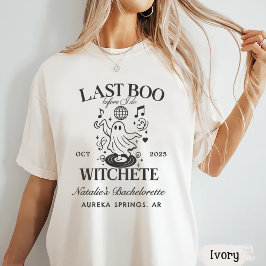 Letztes Boo, bevor ich Bachelorette-Halloween-Part T-Shirt