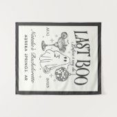 Letztes Boo, bevor ich Bachelorette-Halloween-Part Wandteppich (Vorderseite (Horizontal))