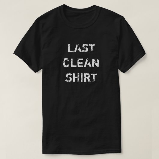 LETZTES CLEAN-SHIRT T-Shirt (Design vorne)
