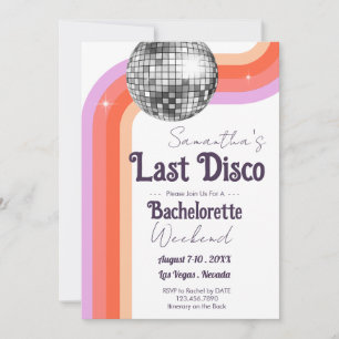 Letztes Disco-Junggesellinnen-Wochenende und Reise Einladung