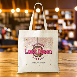 Letztes Disco-Wochenende Junggesellinnen-Abschieds Tragetasche
