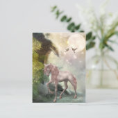 Letztes Einhorn Postkarte (Stehend Vorderseite)