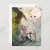 Letztes Einhorn Postkarte (Vorne/Hinten)