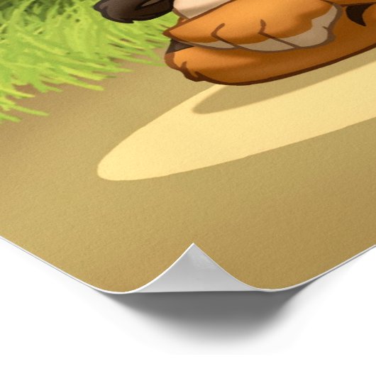 Letztes Einhornplakat Poster (Ecke)