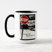 "Letztes End" Tasse (Links)