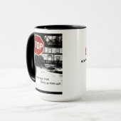 "Letztes End" Tasse (Vorderseite Links)