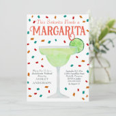 Letztes Fiesta Margarita Bachelorette Weekend Part Einladung (Stehend Vorderseite)