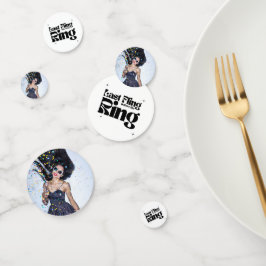 Letztes Fling vor dem Ring 3-Foto-Bachelorette Konfetti