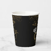 Letztes Flug vor dem Ring Bachelorette - Gold Pappbecher (Links)