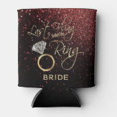 Letztes Flug vor dem Ring Bachelorette Rot Dosenkühler (Vorderseite)