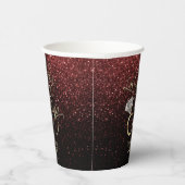 Letztes Flug vor dem Ring Bachelorette - Rot Pappbecher (Rechts)