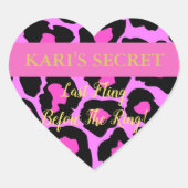 Letztes Flug vor dem Ring-Brautparty-Party Herz-Aufkleber (Vorderseite)