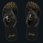 Letztes Flug vor dem Ring - Gold Badesandalen<br><div class="desc">Dreh Flop Shoes bereit für dich zu personalisieren. Wenn nötig... Sie können den gesamten Text löschen und mit Ihren eigenen Text-, Schriftart- und Farbeinstellungen mit dem Zazzle Design-Tool-Bereich neu starten. ✔ Hinweis: Nicht alle Vorlagenbereiche müssen geändert werden. 📌 Wenn Sie weitere Anpassungen benötigen, klicken Sie bitte auf den Button "Weitere...</div>