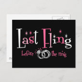 Letztes Flug vor dem Ring Postkarte (Vorne/Hinten)