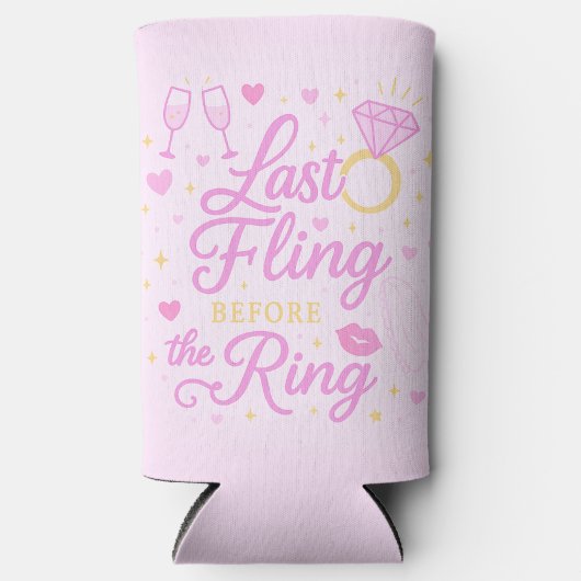 Letztes Flug vor dem Ring Seltzer Cooler Selters Dosenkühler (Vorderseite)