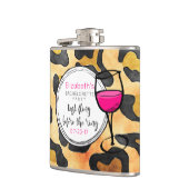 Letztes Flug vor dem Ring Wild Bachelorette Flachmann (Links)