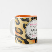 Letztes Flug vor dem Ring Wild Bachelorette Zweifarbige Tasse (Vorderseite Links)