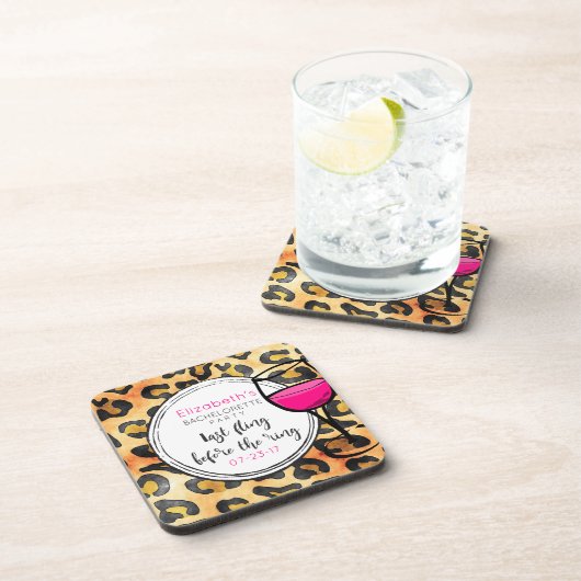 Letztes Flug vor dem Wilden Ring-Junggeselinnen-Ab Untersetzer (Rechte Seite)