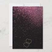 Letztes Flug vor der Bachelorette Rose Gold Einladung (Rückseite)