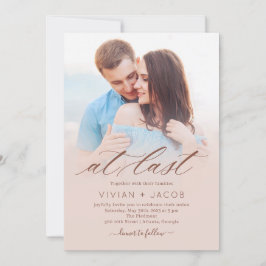 Letztes Foto Einladung zur Hochzeit