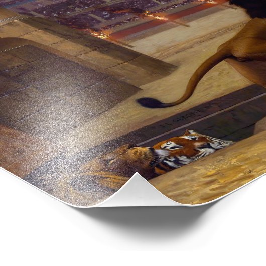 Letztes Gebet der christlichen Märtyrer | J-L Gé Fotodruck (Ecke)