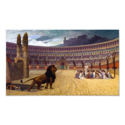 Letztes Gebet der christlichen Märtyrer | J-L Gé Fotodruck (Vorne)