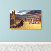 Letztes Gebet der christlichen Märtyrer | J-L Gé  Leinwanddruck (Insitu (Holzboden))