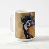 Letztes Grasland - Bengalisch Florico Kaffeetasse (Vorderseite Links)