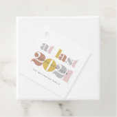 Letztes Jahr 2021 modern, glückliches Neujahrsgesc Geschenkanhänger (Beispiel)