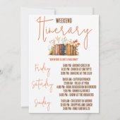 Letztes Kapitel: Buch Themed Bachelorette Wochenen Einladung (Rückseite)