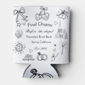 Letztes Kapitel vor dem Kapellbuch Bachelorette Dosenkühler (Vorderseite)