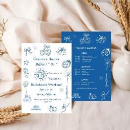 Letztes Kapitel vor dem Kapellbuch Bachelorette Einladung