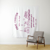 Letztes Kapitel vor dem Kapellbuch Bachelorette Wandteppich (Beispiel)