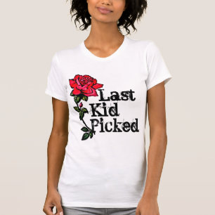 Letztes Kind ausgewähltes Damen-Rosen-Shirt T-Shirt
