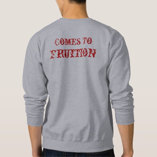 Letztes Lachen Sweatshirt (Rückseite)