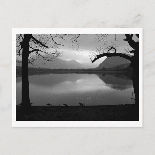 Letztes Licht in Loweswater: Lake District Postkarte (Vorderseite)